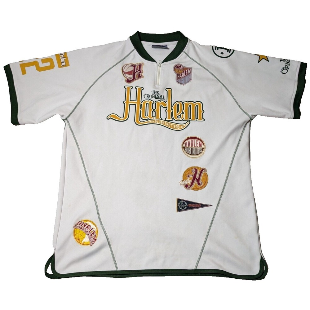 VTG HARLEM GLOBETROTTERS X FUBU Men‎ 2XL Fred "Curly" Neal #22 Basketball Jersey